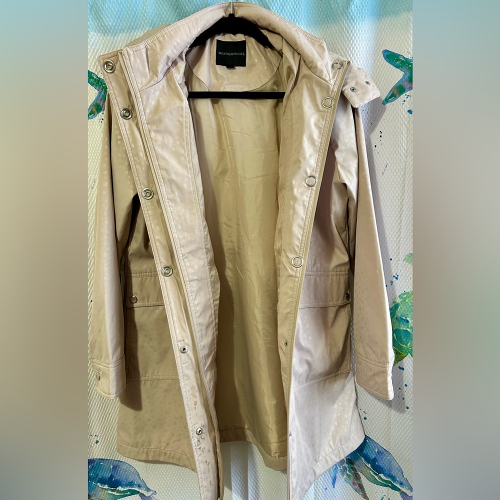 Weatherproof Beige Raincoat - Picture 3 of 5